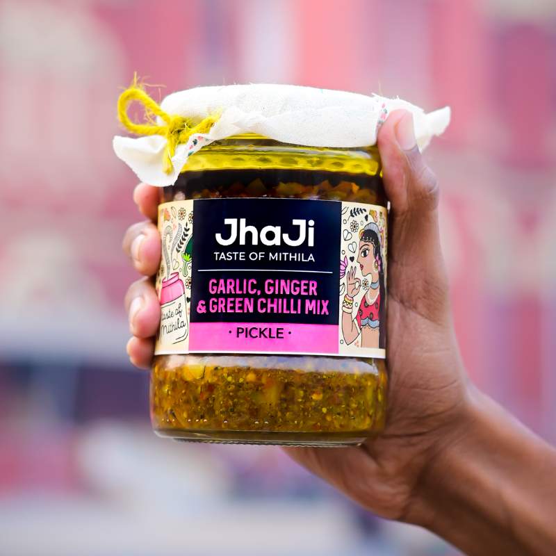 Garlic, Ginger, Chilli Mix Pickle | Lahsun Adrak Mirch Ka Achar