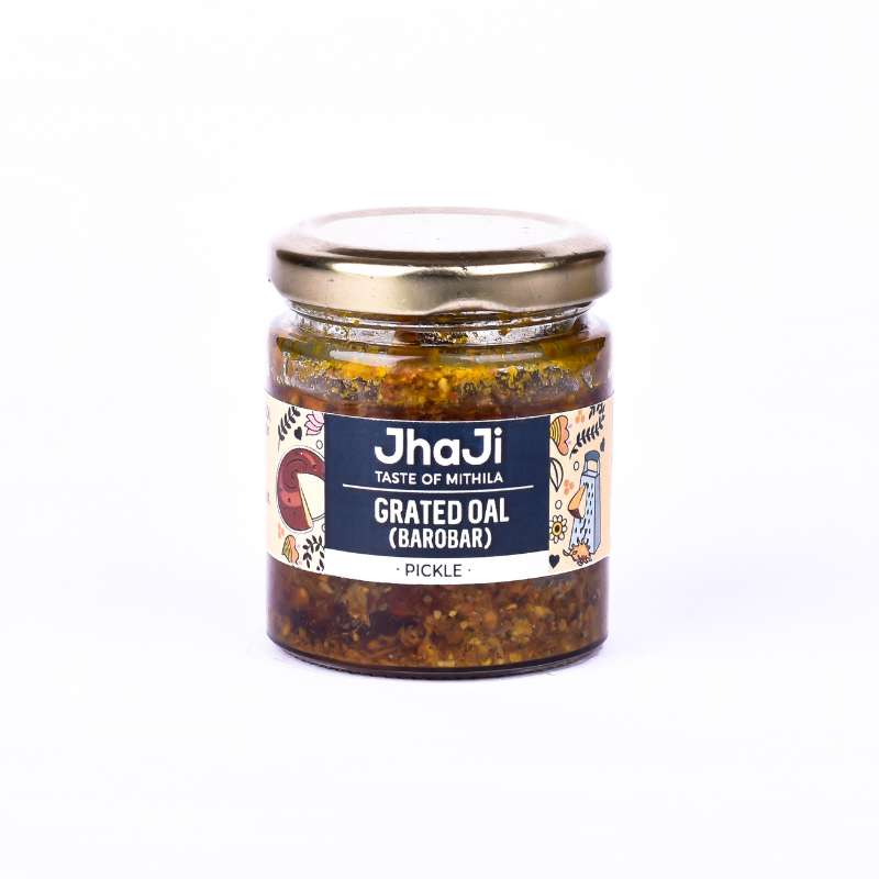 Rajan’s Favorite 4 Pickles in 1 Sample Pack | Oal,  Kathal, Amla Khatt-Meethi, & Lal Mirch Bharua Pickles