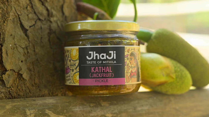 homemade jackfruit kathal achar