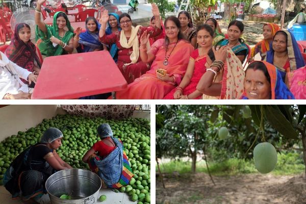 Cheerful Team after a successful pre-monsoon production season of Mango Pickles