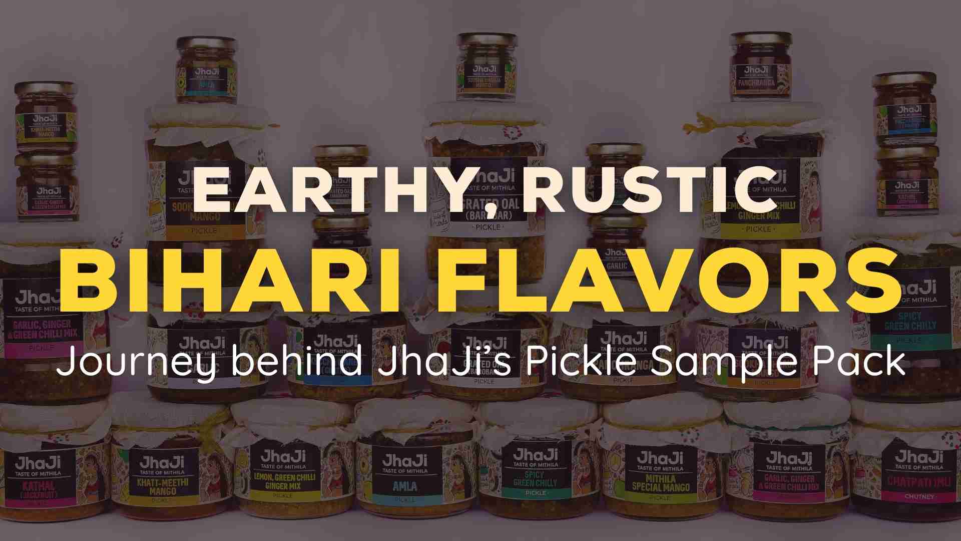 JhaJi Store's Homemade Sample Pack of Pickles 