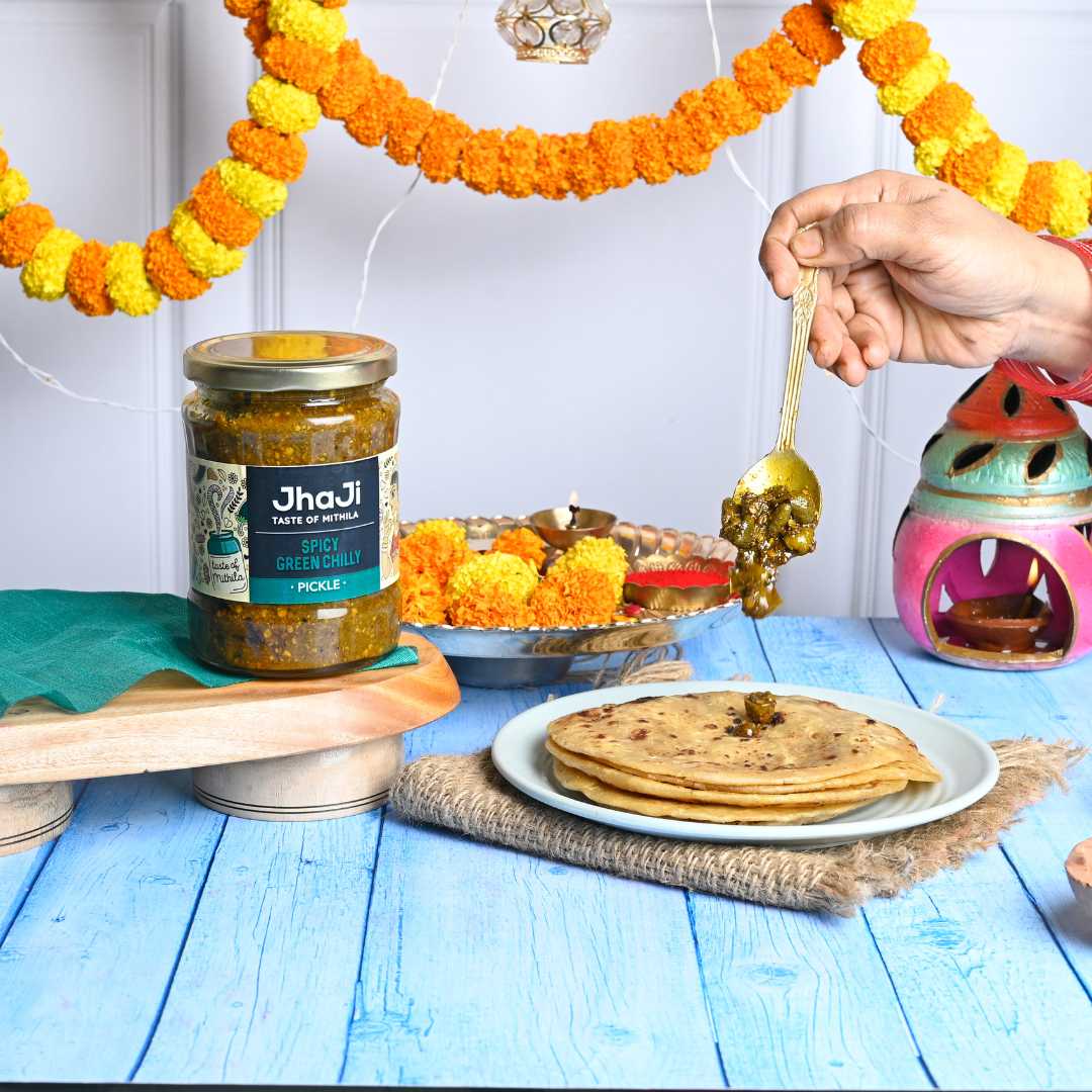 Aam ka Sookha Bharua X Hari Mirchi Achaar | Festive Special Combo Pack of Two