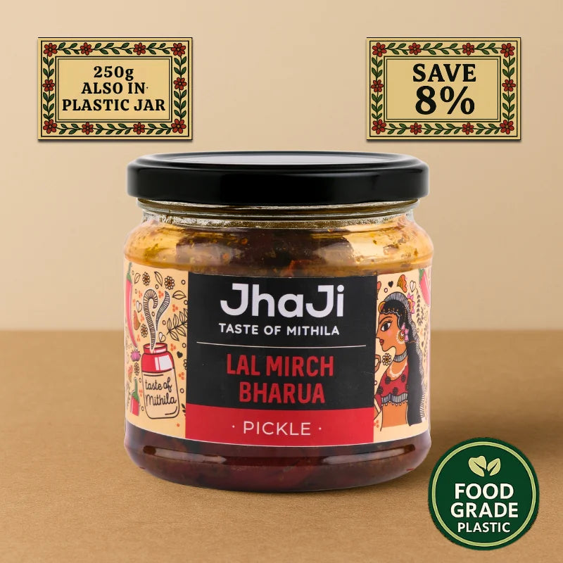 Lal Mirch ka Bharua Achar | Stuffed Red Chilli Pickle