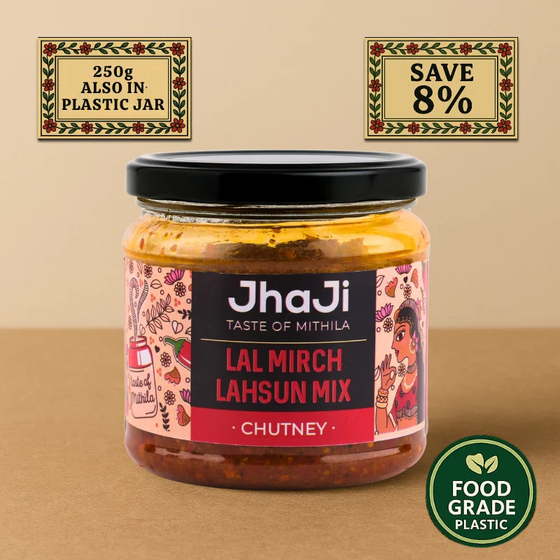 Lal Mirch Lahsun Chutney | लाल मिर्च लहसुन चटनी (250/500 gm Jars)