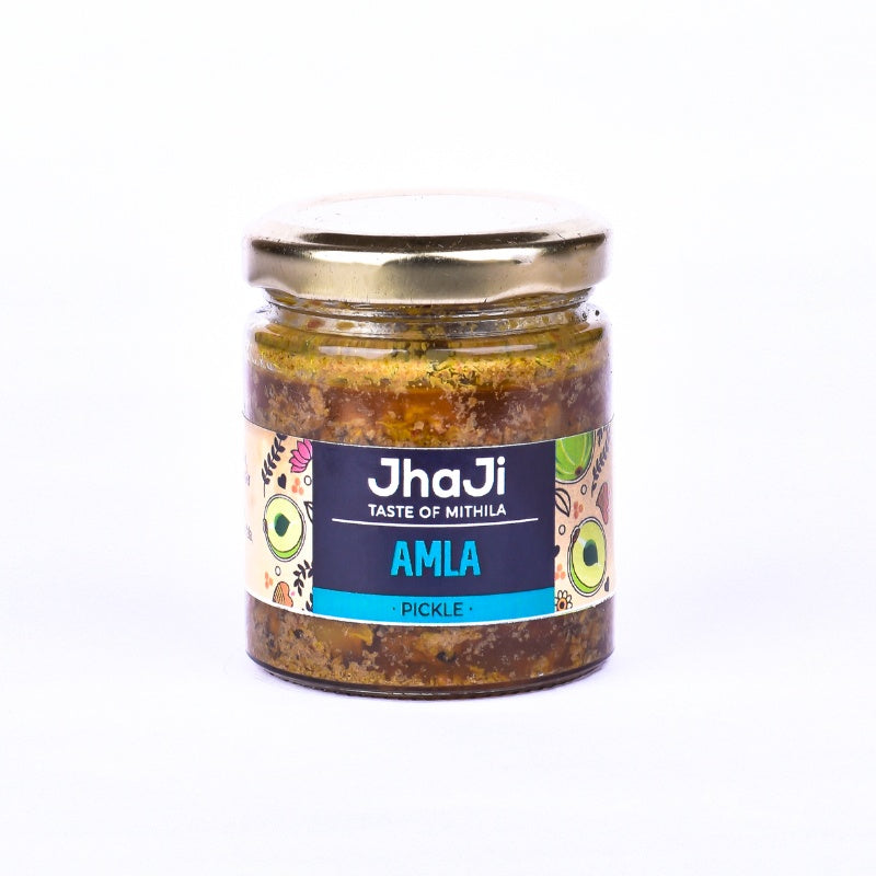 Sanjay’s Favourite 4 Pickles in 1 Pack | Mithila Special Mango, Sookha Bharua Mango, Amla and Oal Barobar Pickles