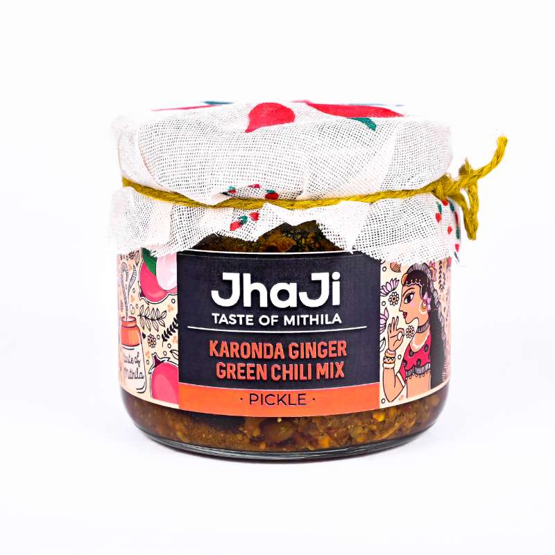 Karonda Ginger Green Chili Mix Pickle | करोंदा अदरक हरी मिर्च का अचार