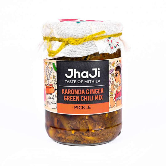 Karonda Ginger Green Chili Mix Pickle | करोंदा अदरक हरी मिर्च का अचार