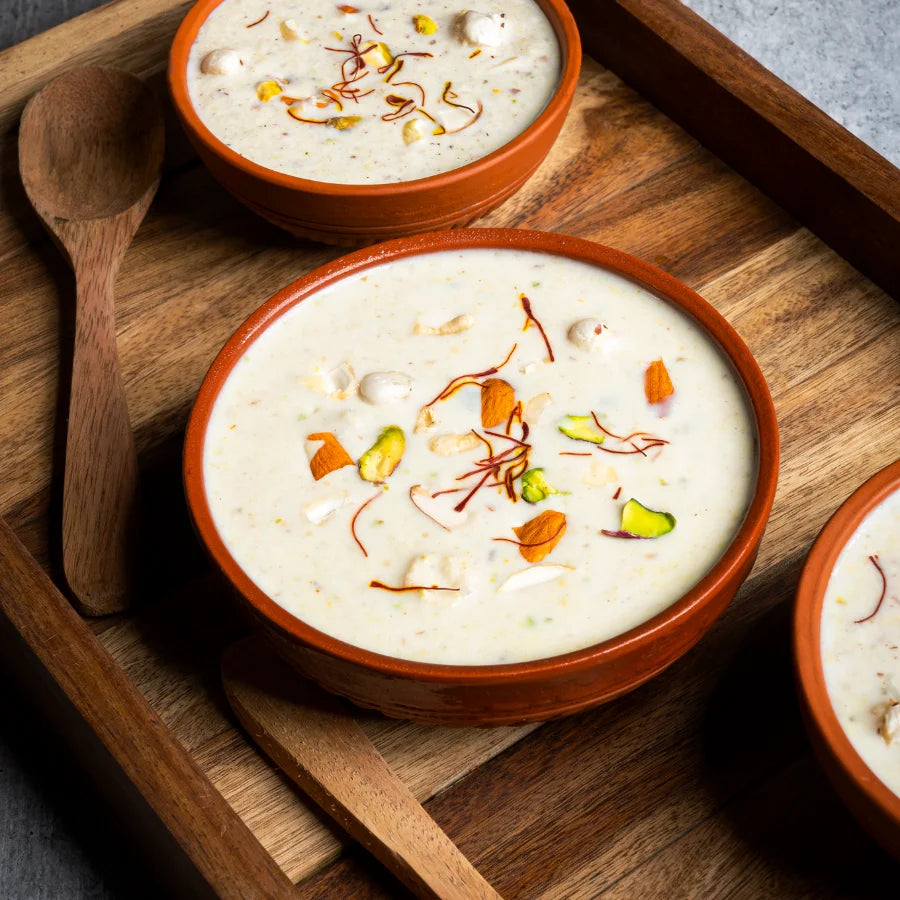 Instant Makhana Kheer Mix Kesar Flavor | Ready to Cook Saffron Flavor Foxnut Pudding