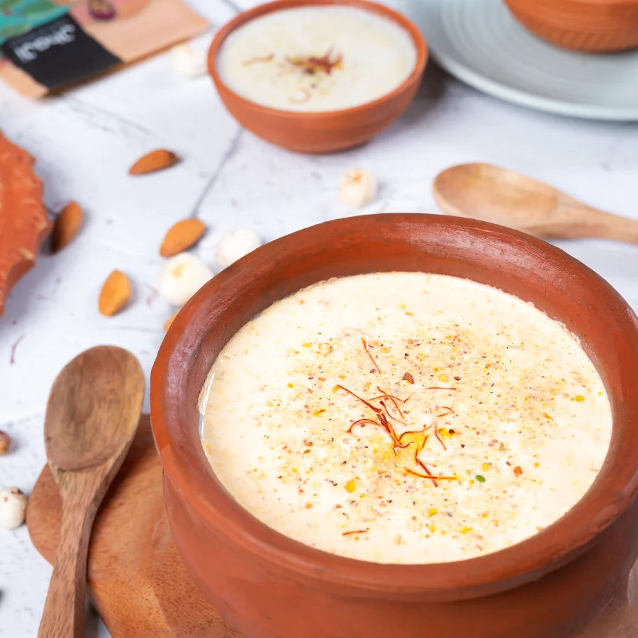 Buy Instant Makhana Kheer Mix Kesar Flavor Online | Saffron Flavor Mix ...