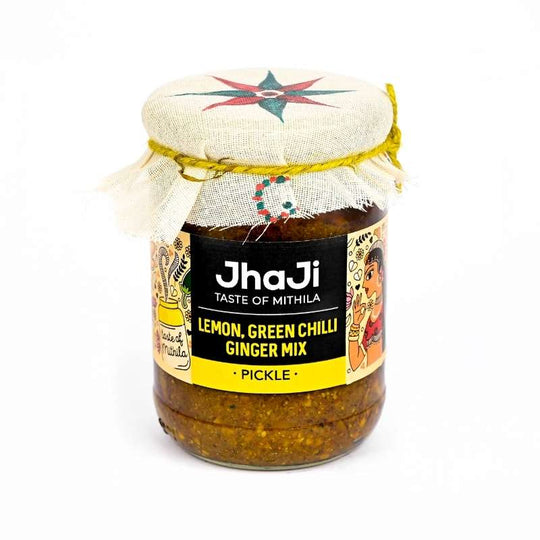 Lemon, Ginger, Chilli Mix Pickle 250g | Neembu Adrak Mirch ka Khatta Achar