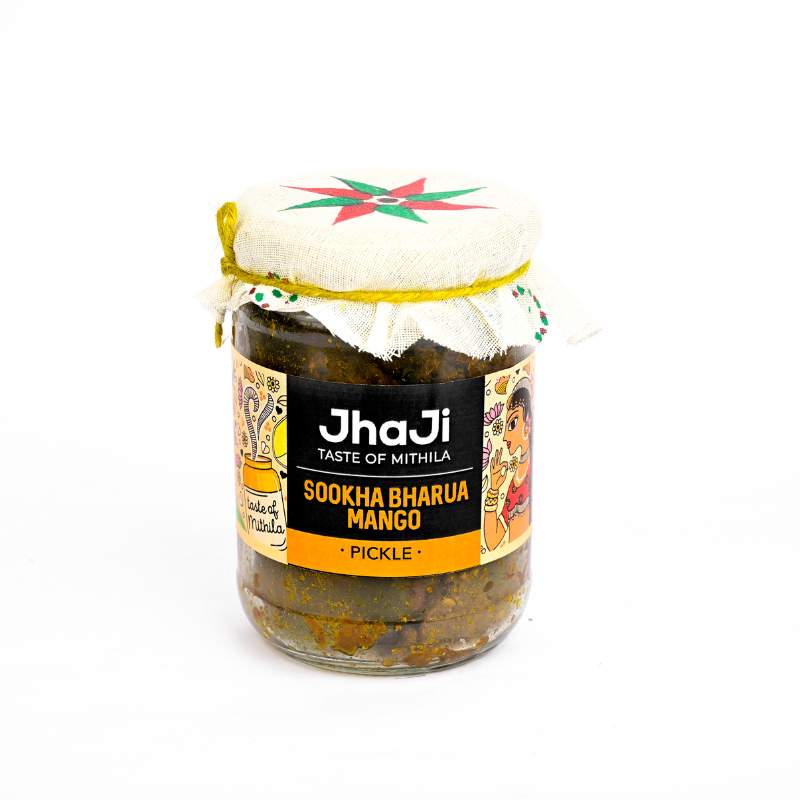 Aam ka Sookha Bharua Achar | Dry Stuffed Mango Pickle with little Oil