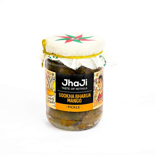 Aam ka Sookha Bharua Achar | Dry Stuffed Mango Pickle with little Oil