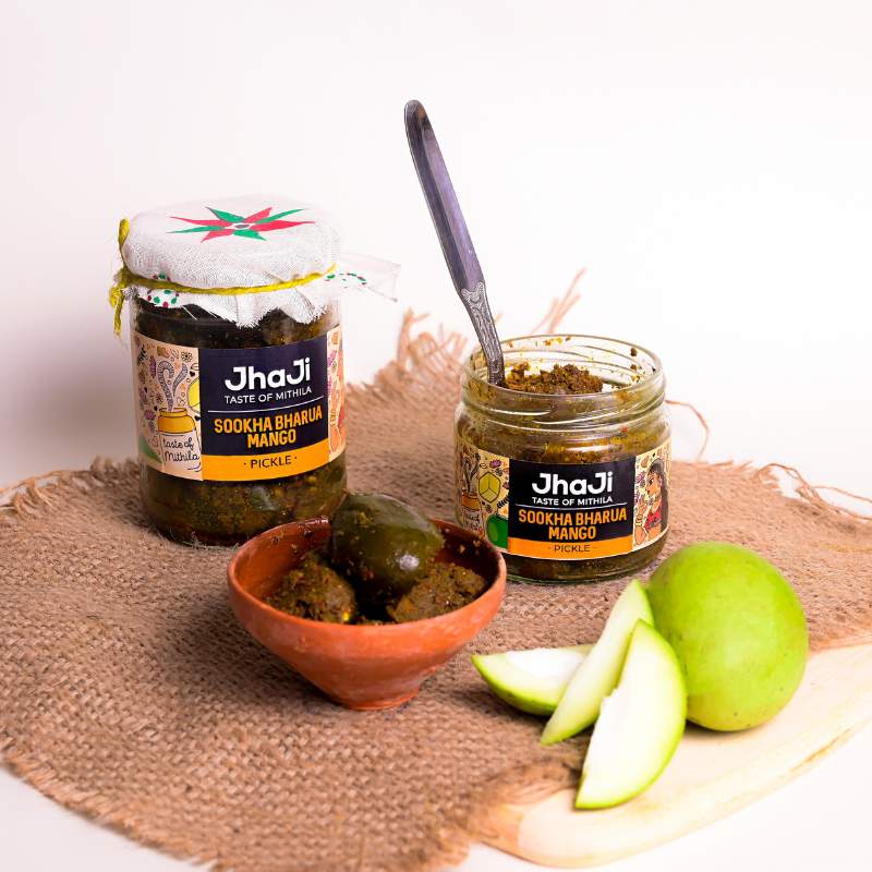 Aam ka Sookha Bharua Achar | Dry Stuffed Mango Pickle