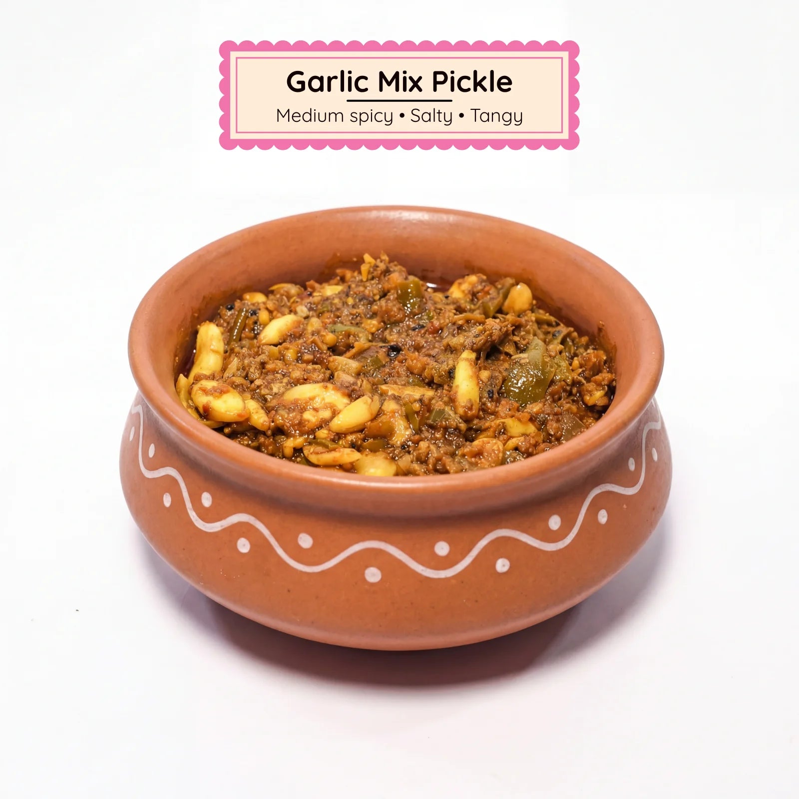 Kalpana's Homemade Pickles | Garlic, Red Chilli, Jackfruit | 3 x 150g