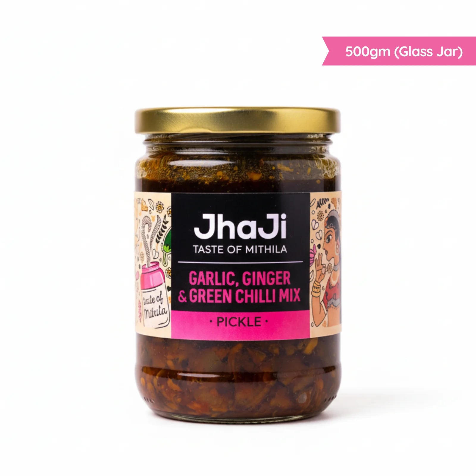 Garlic, Ginger, Chilli Mix Pickle | Lahsun Adrak Mirch Ka Achar