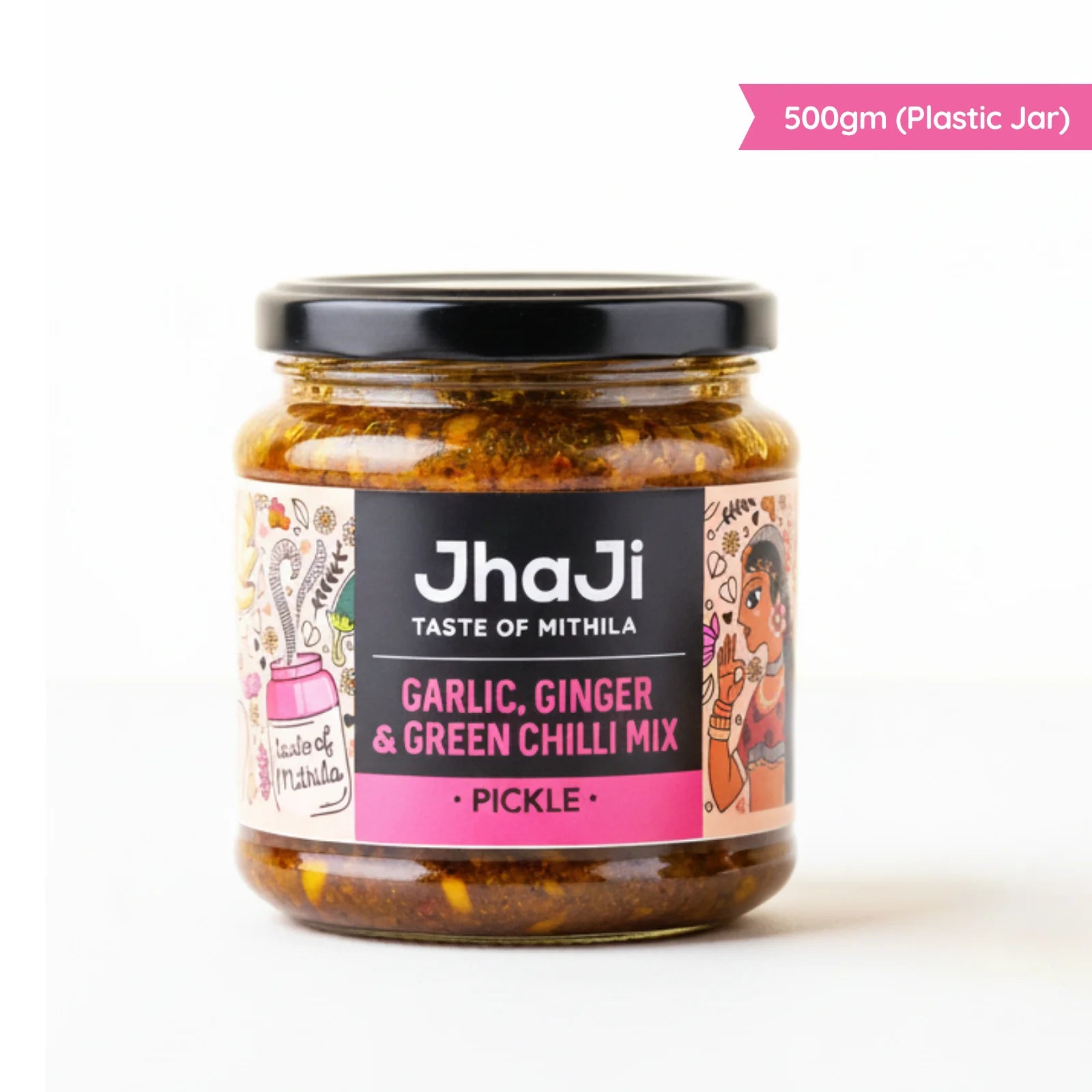 Garlic, Ginger, Chilli Mix Pickle | Lahsun Adrak Mirch Ka Achar