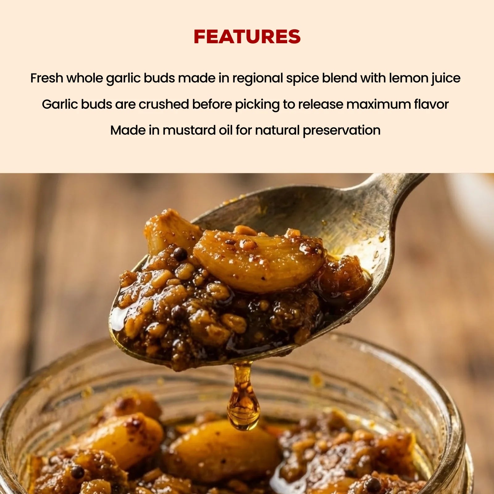 Garlic Pickle 250g Jar | Gota Lahsun ka Achar