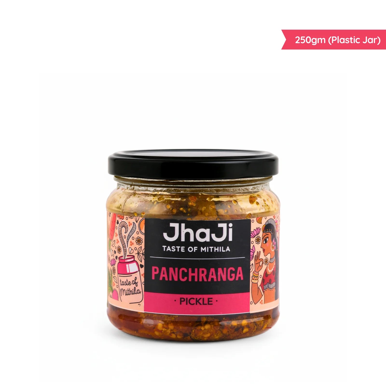 Panchranga Pickle, Gobi, Gajar, Adrak, Hari Mirch, Shalgam Mix Pickle | पंचरंगा मिक्स्ड अचार  (250/500 gm Jars)