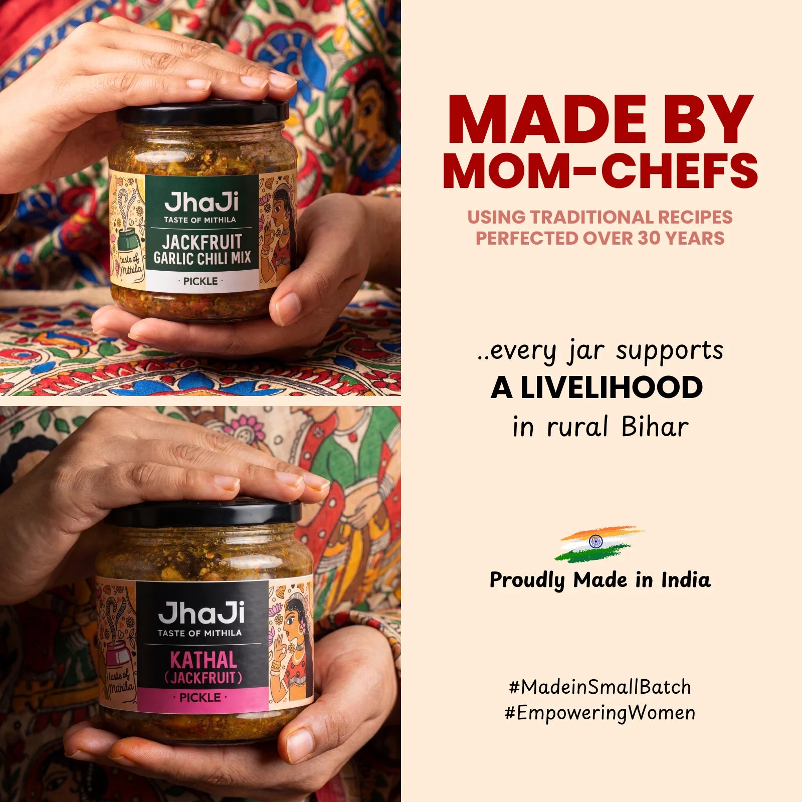 Jackfruit Pickle Combo – 2 Flavors (Classic Kathal & Garlic Chilli Mix)