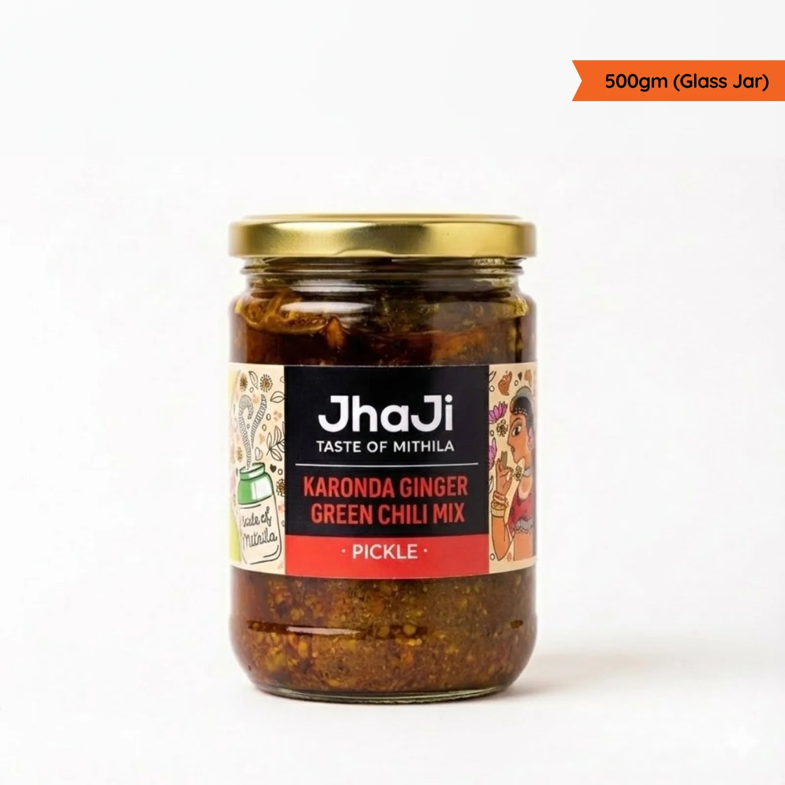 Karonda Ginger Green Chili Mix Pickle | करोंदा अदरक हरी मिर्च का अचार