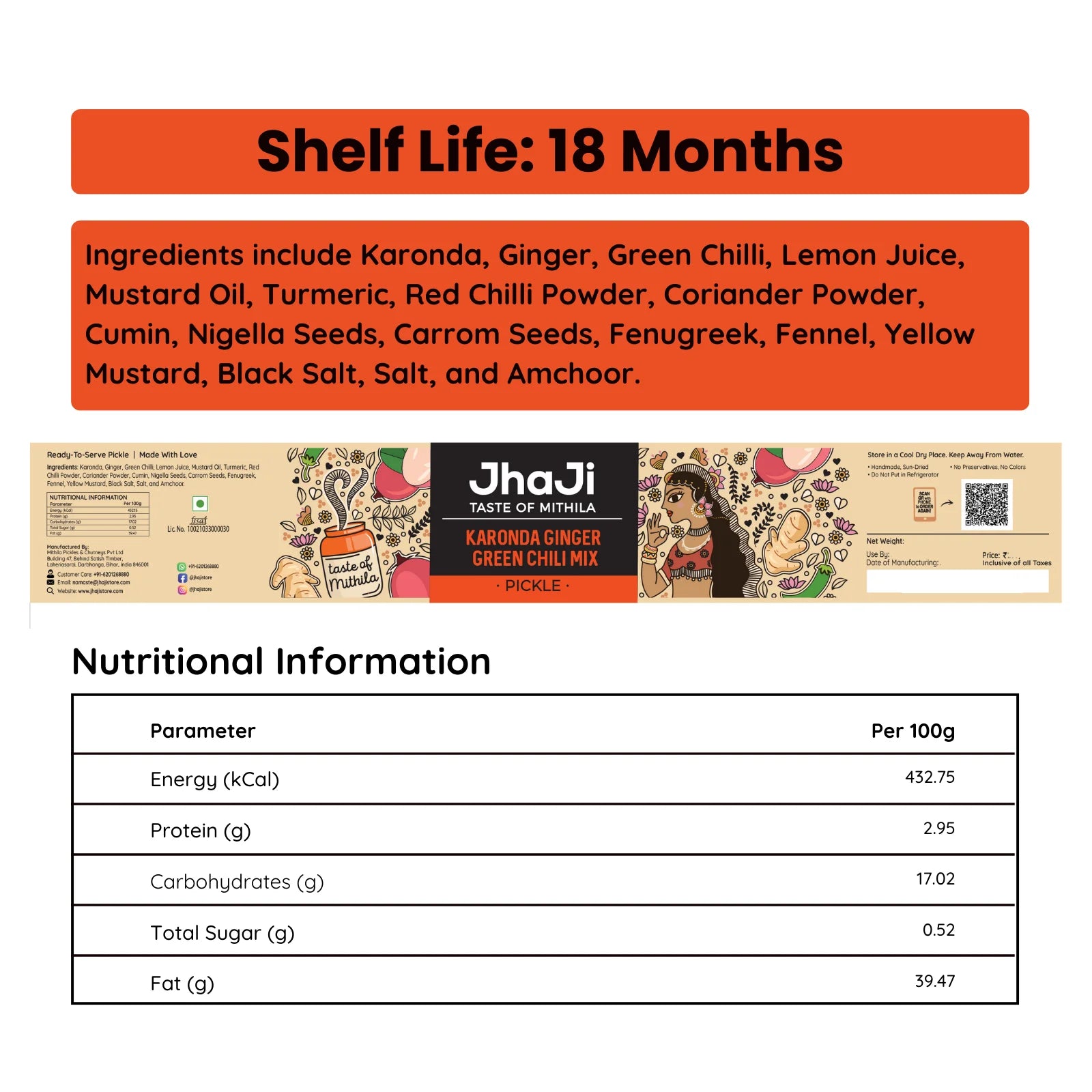 Karonda Ginger Green Chili Mix Pickle | करोंदा अदरक हरी मिर्च का अचार