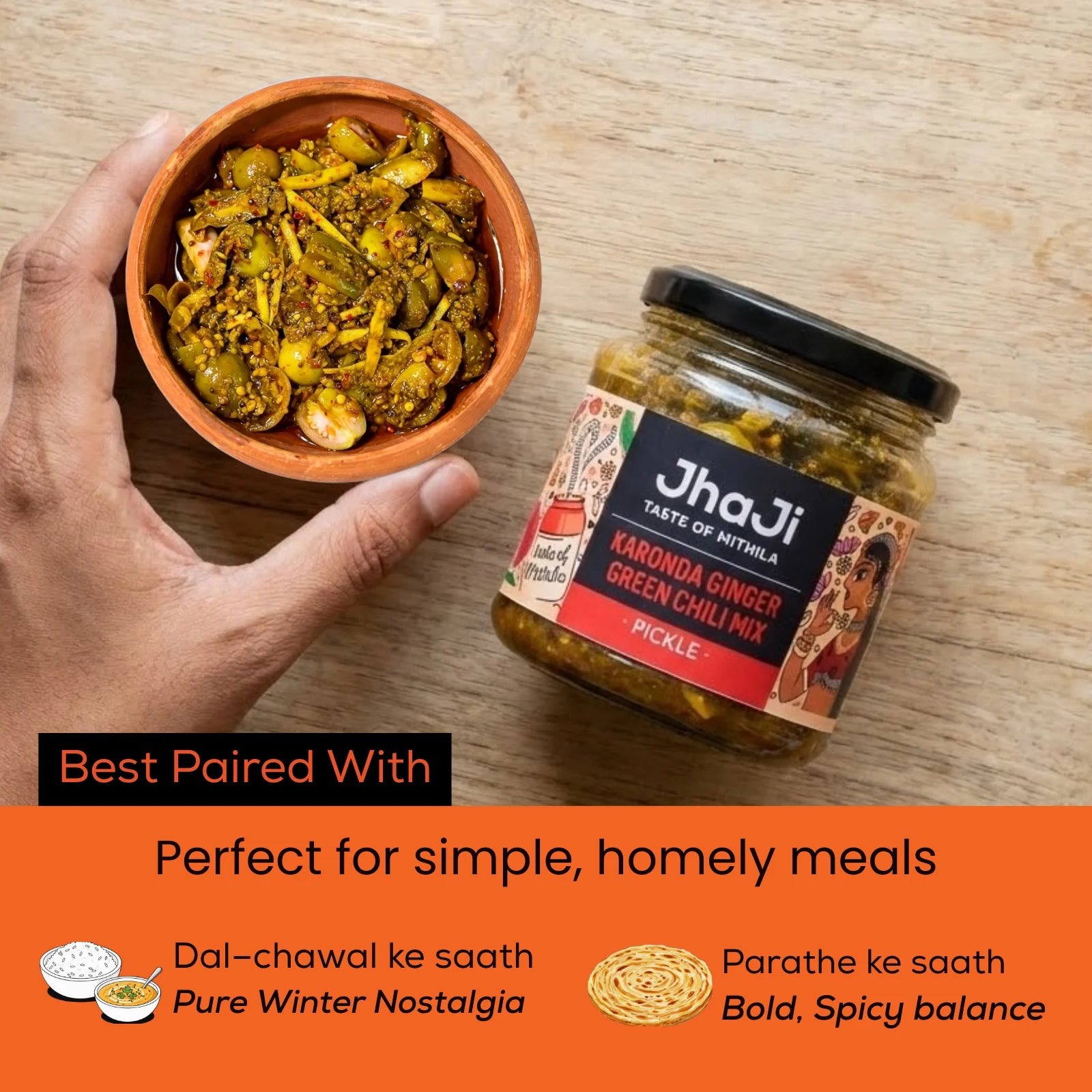 Karonda Ginger Green Chili Mix Pickle | करोंदा अदरक हरी मिर्च का अचार