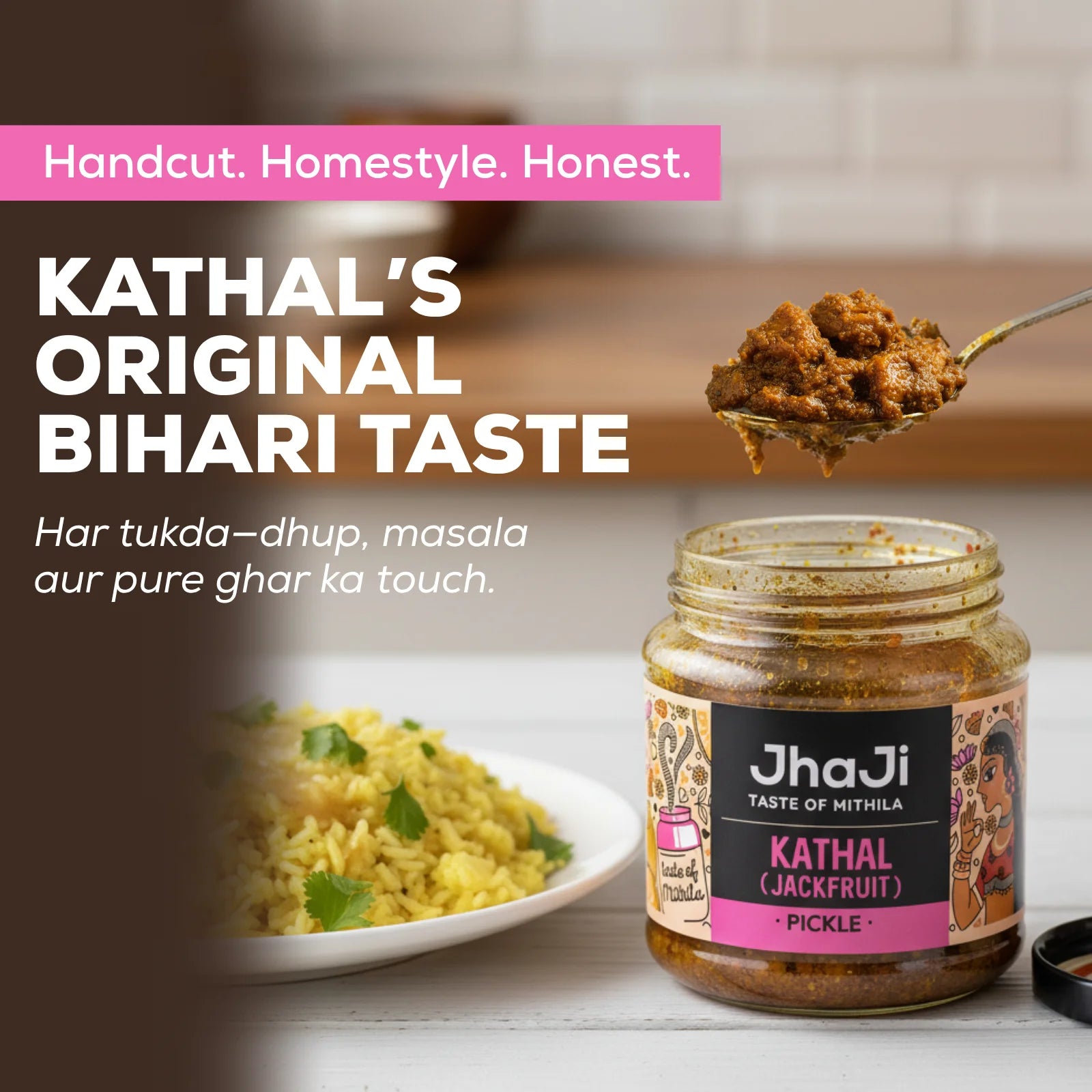 Jackfruit Pickle | Kathal ka Achaar