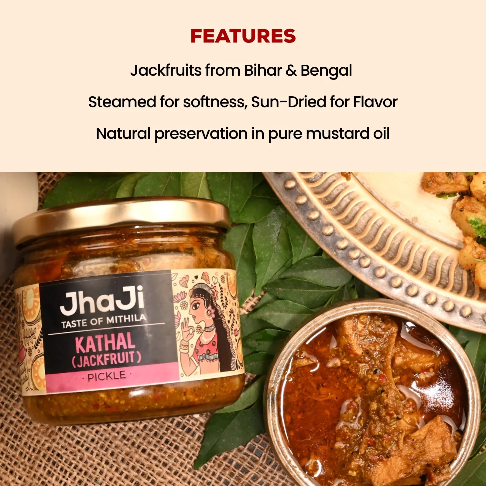 Jackfruit Pickle | Kathal ka Achaar