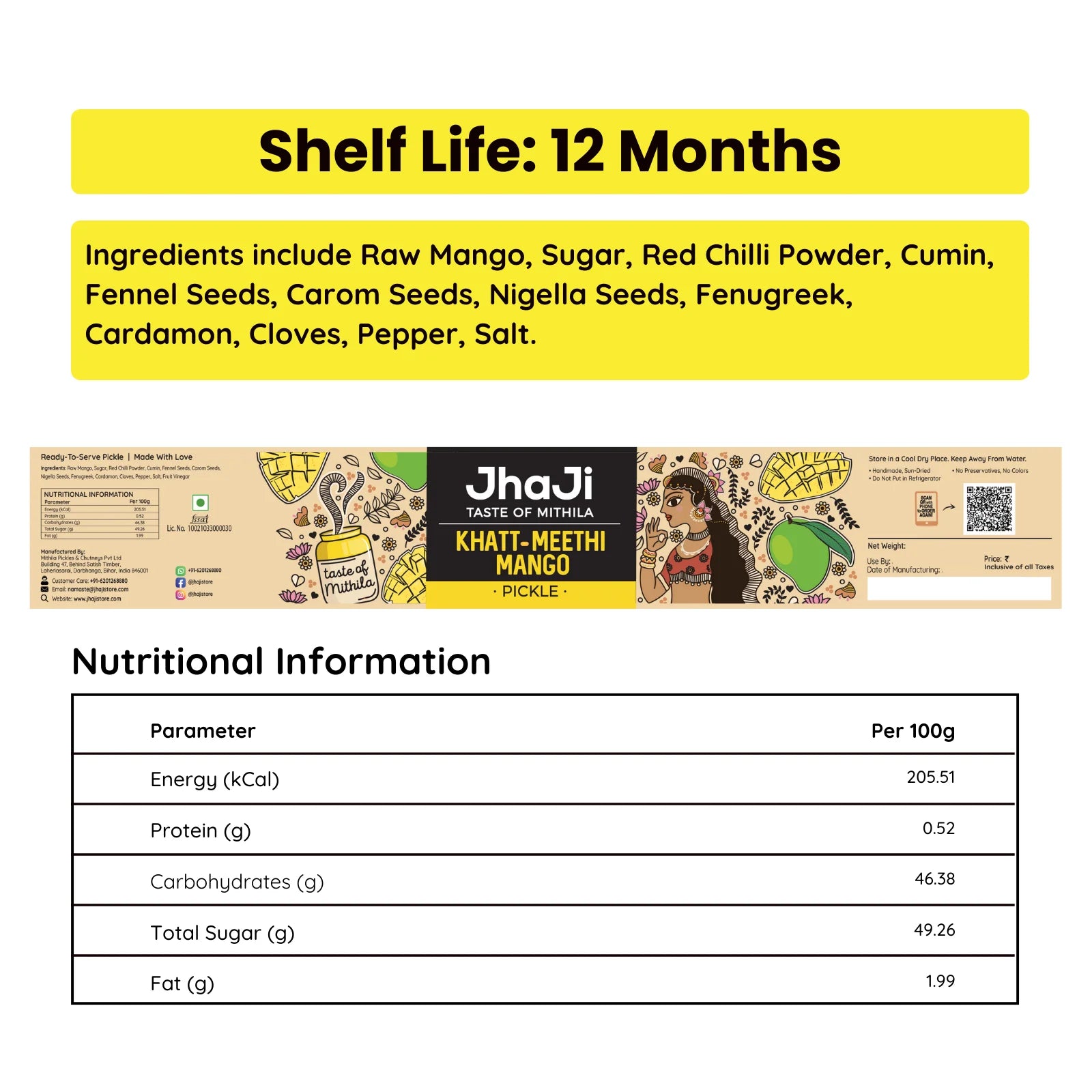 Khatta-Meetha Aam Ka Achar | Sweet & Tangy Mango Pickle