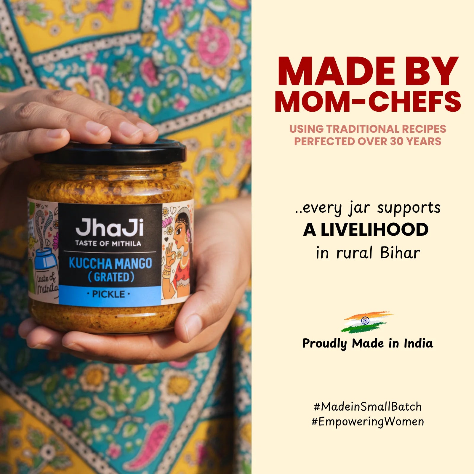 Kuccha Mango (Grated Mango) Pickle | Kaddukash Aam Ka Achar