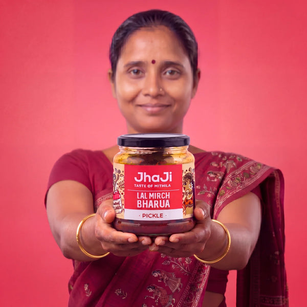 Lal Mirch ka Bharua Achar | Stuffed Red Chilli Pickle