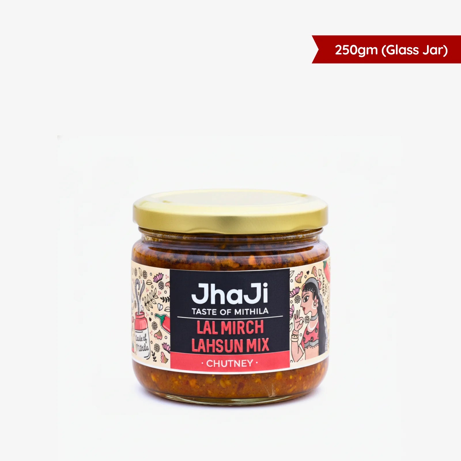 Lal Mirch Lahsun Chutney | लाल मिर्च लहसुन चटनी (250/500 gm Jars)