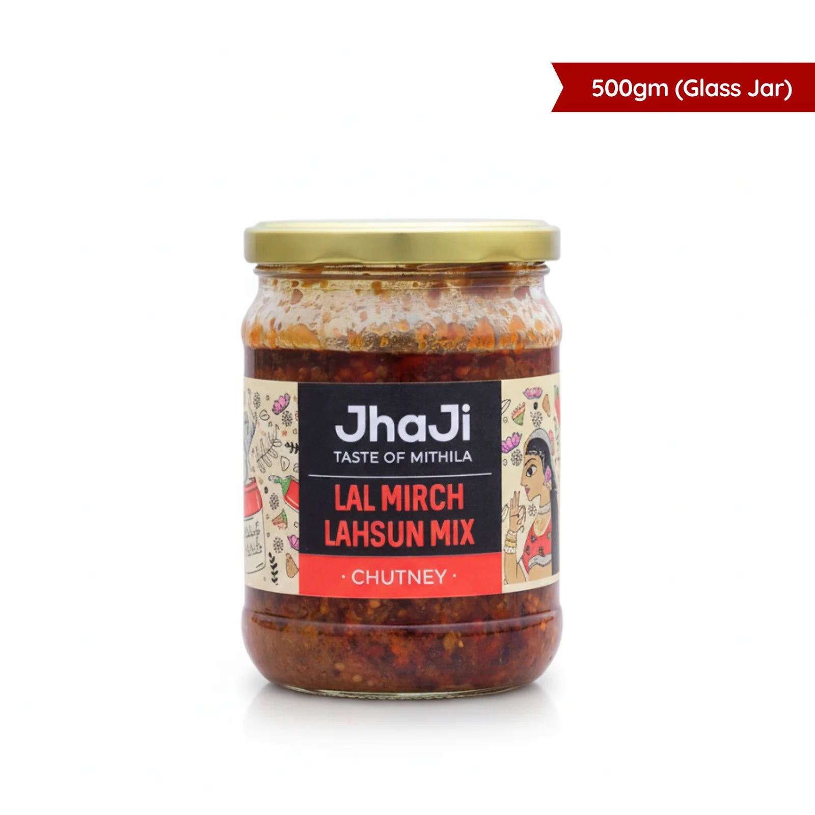 Lal Mirch Lahsun Chutney | लाल मिर्च लहसुन चटनी (250/500 gm Jars)