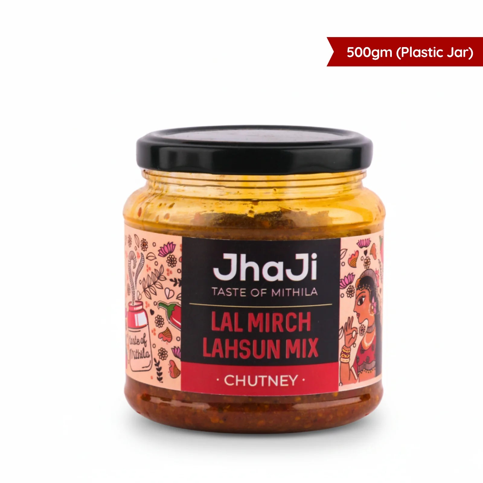 Lal Mirch Lahsun Chutney | लाल मिर्च लहसुन चटनी (250/500 gm Jars)