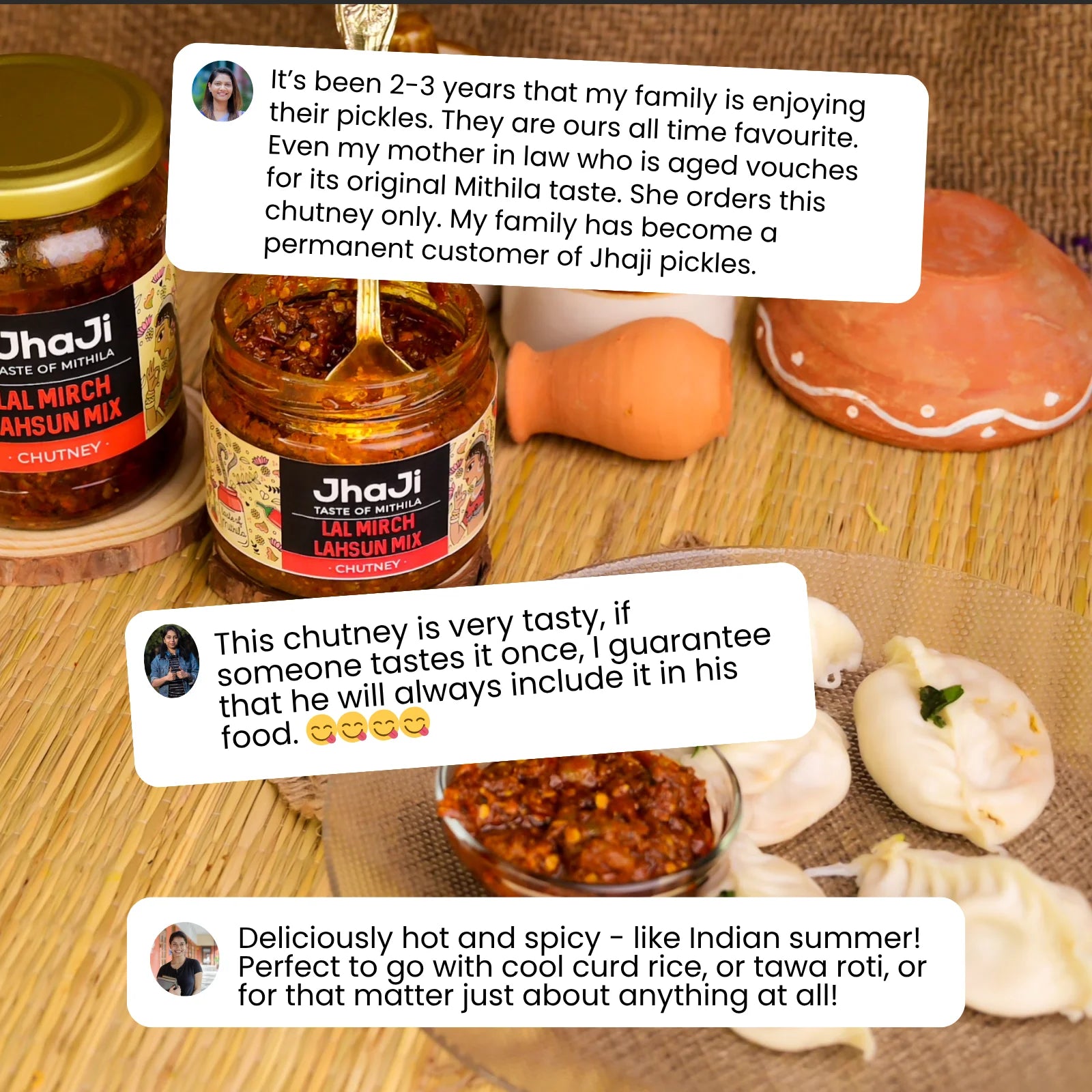 Lal Mirch Lahsun Chutney | लाल मिर्च लहसुन चटनी (250/500 gm Jars)