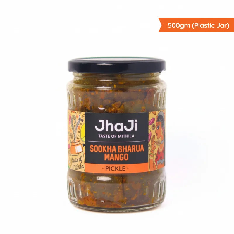 Aam ka Sookha Bharua Achar | Dry Stuffed Mango Pickle