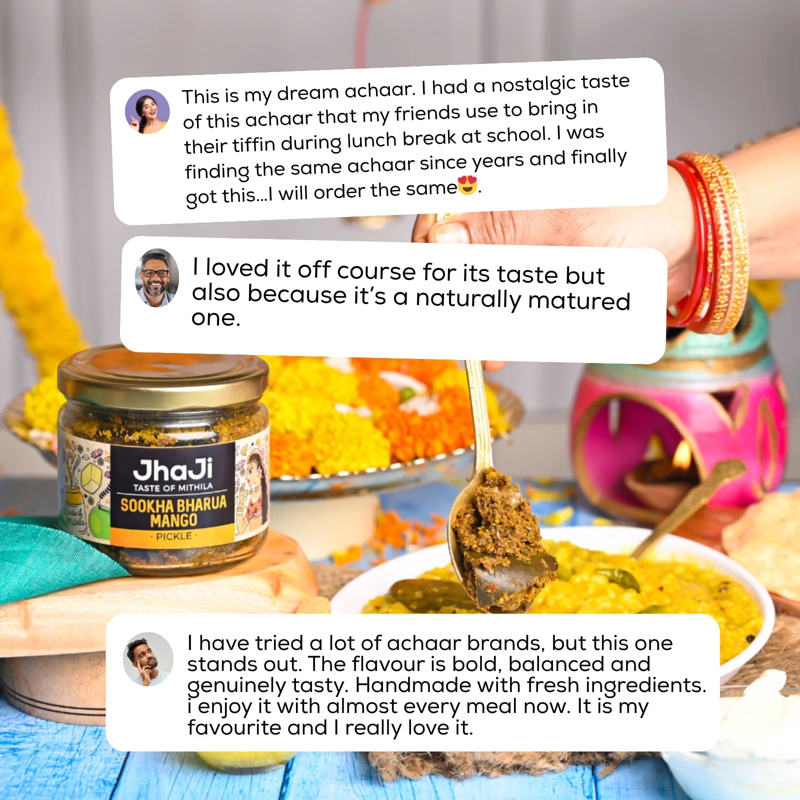 Aam ka Sookha Bharua Achar | Dry Stuffed Mango Pickle