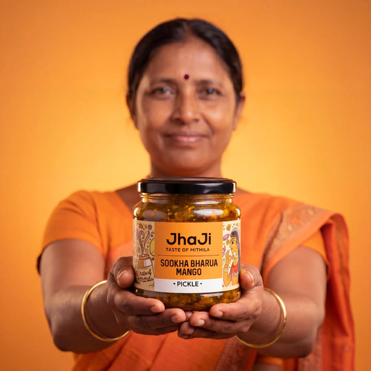 Aam ka Sookha Bharua Achar | Dry Stuffed Mango Pickle