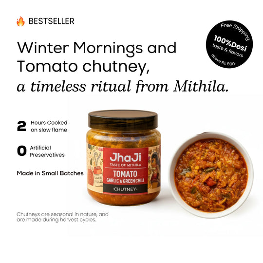 Tomato Garlic & Green Chili Chutney | Spicy Bihari Homemade Tamatar Chatni
