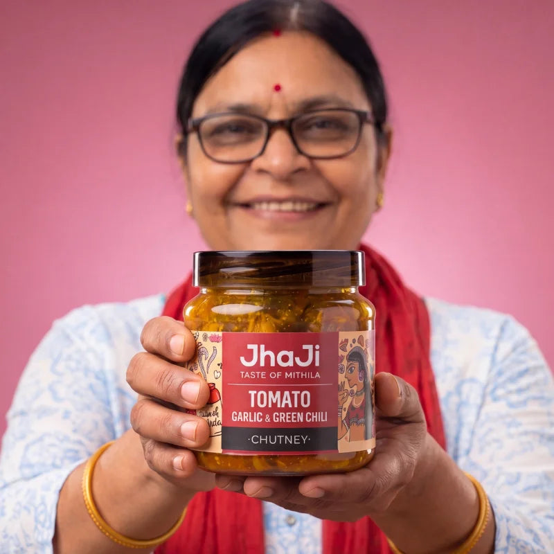 Tomato Garlic & Green Chili Chutney | Spicy Bihari Homemade Tamatar Chatni