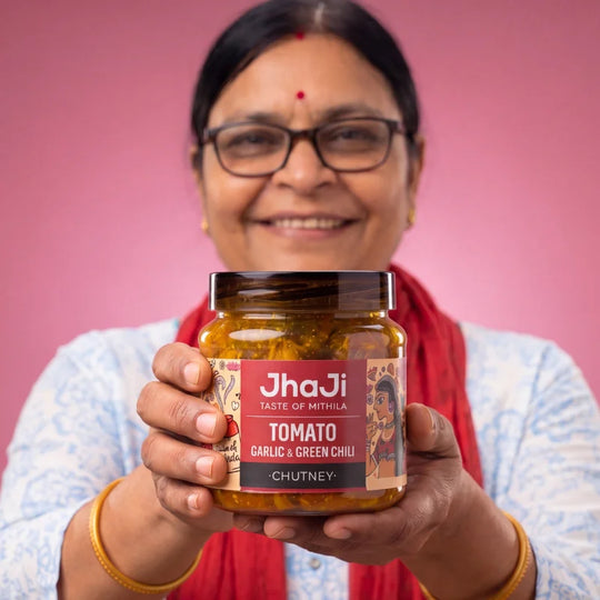 Tomato Garlic & Green Chili Chutney | Spicy Bihari Homemade Tamatar Chatni