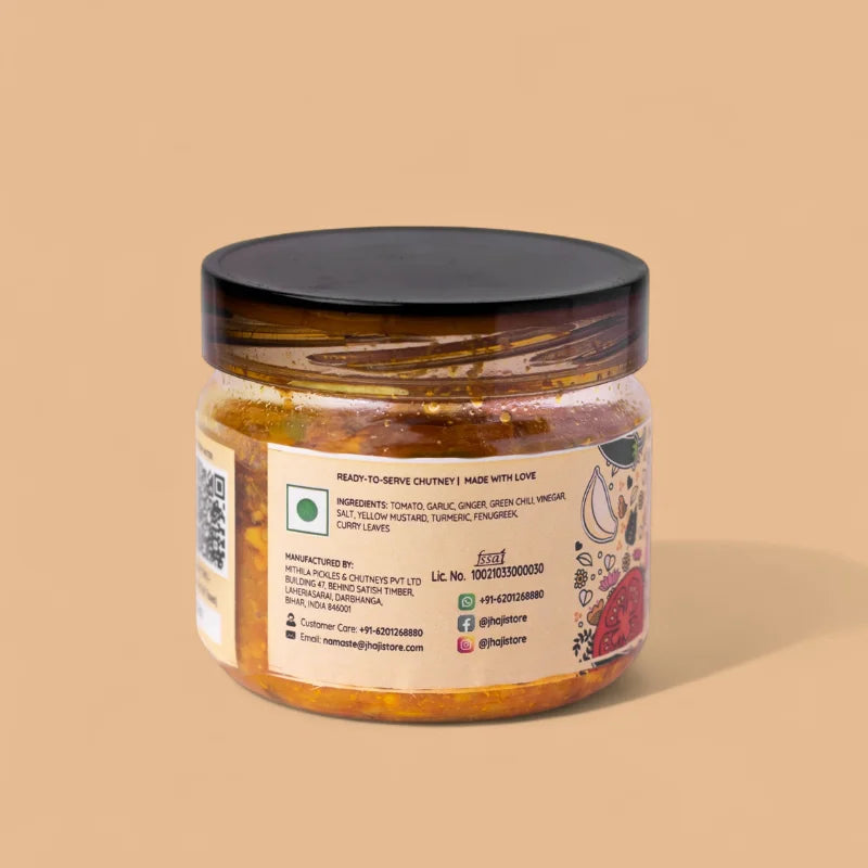 Tomato Garlic Chutney | Spicy Bihari Homemade Tamatar Chatni