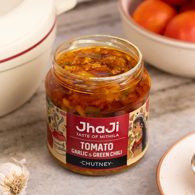 Tomato Garlic Chutney | Spicy Bihari Homemade Tamatar Chatni