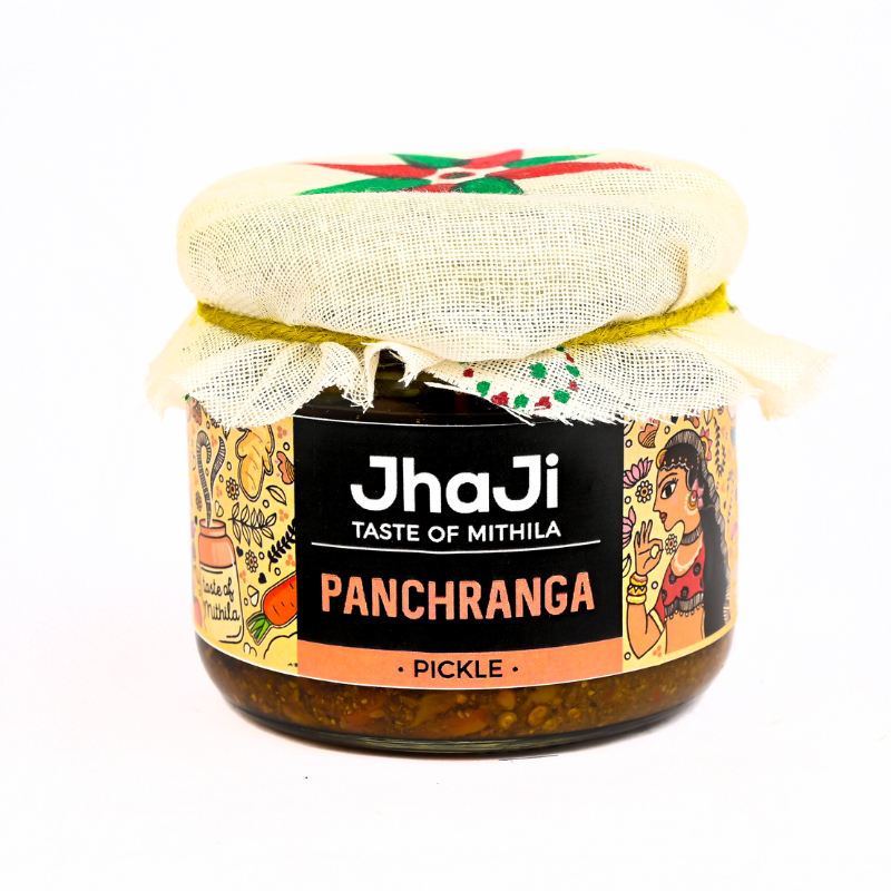 Panchranga Pickle, Gobi, Gajar, Adrak, Hari Mirch, Shalgam Mix Pickle | पंचरंगा मिक्स्ड अचार  (250/500 gm Jars)