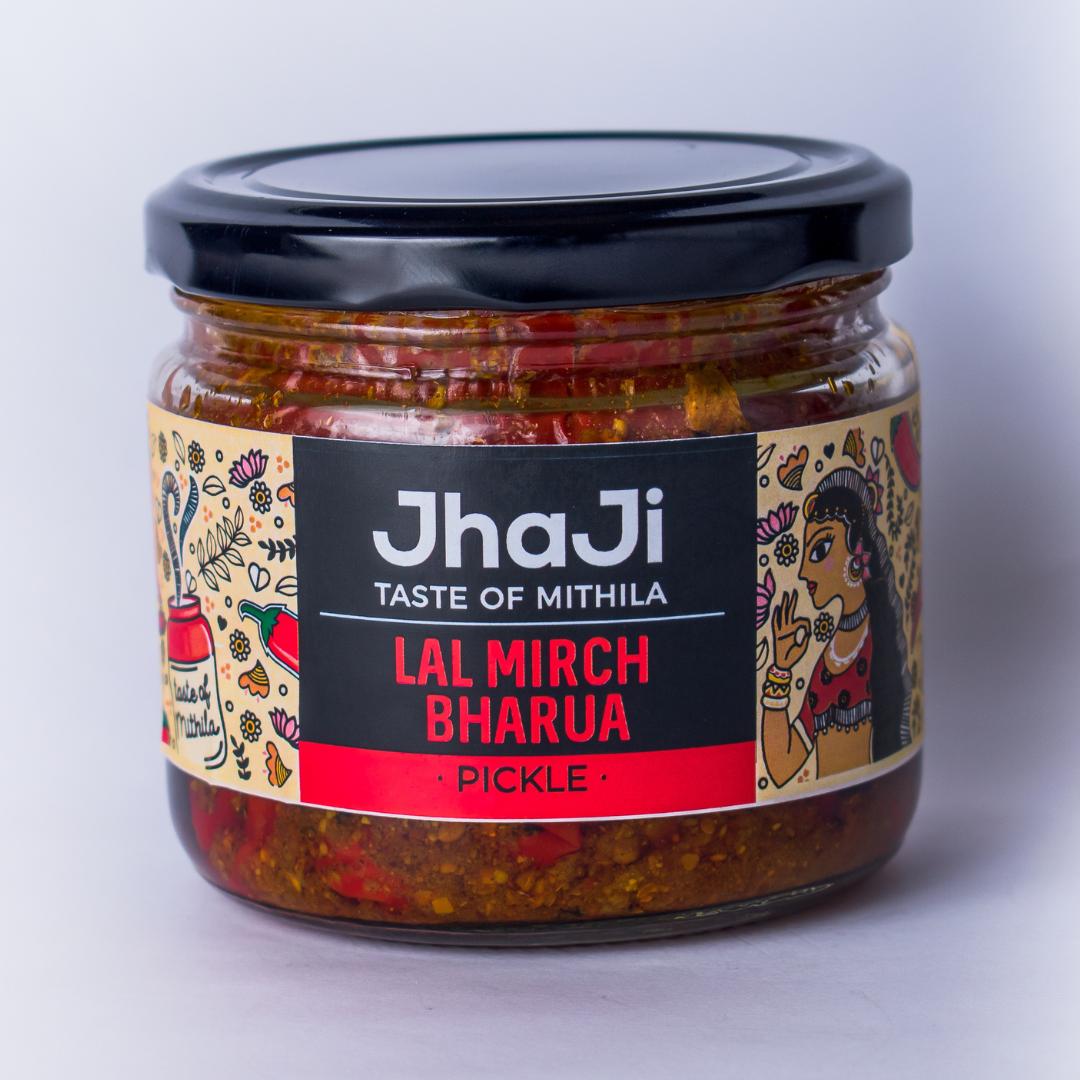Lal Mirch ka Bharua Achar | Stuffed Red Chilli Pickle