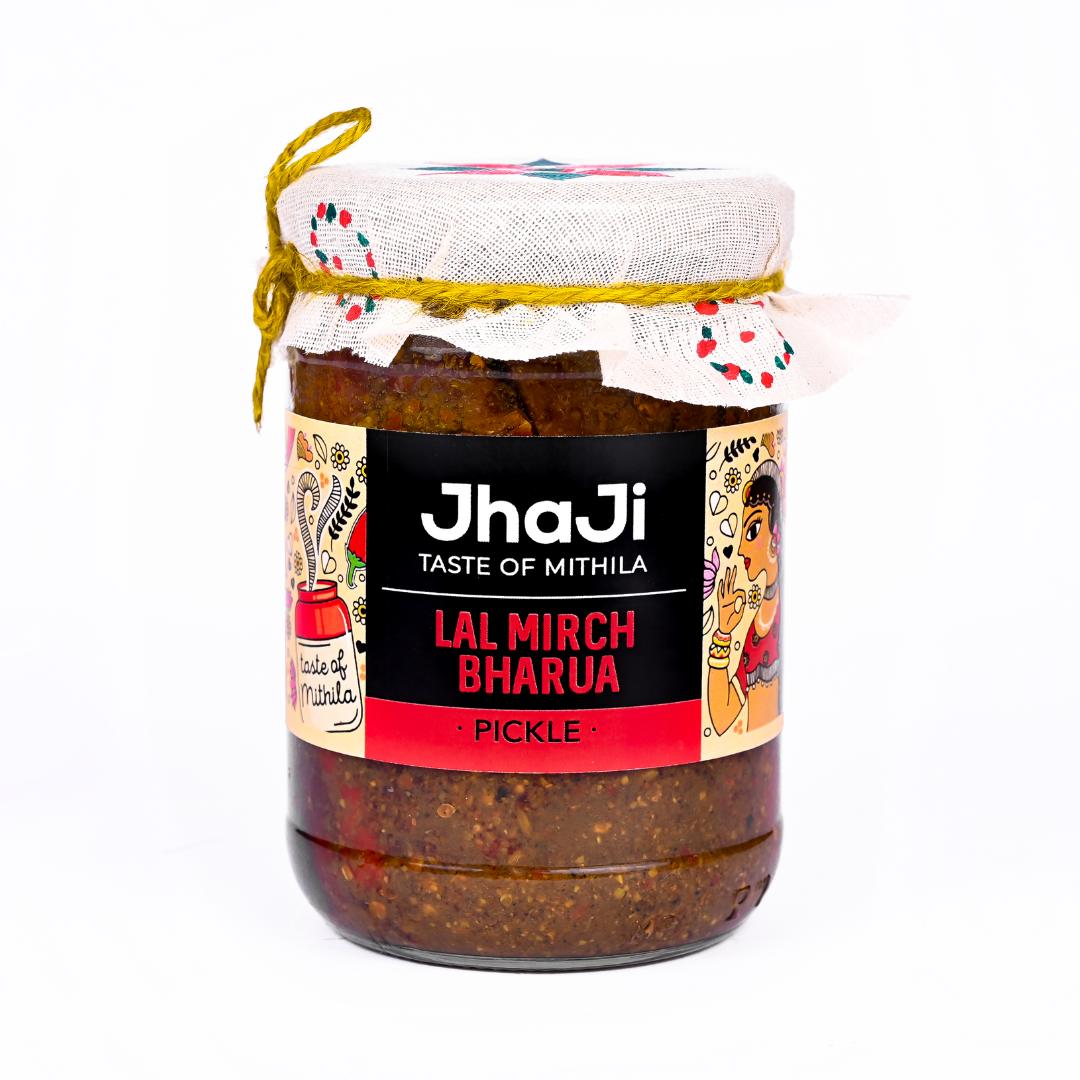 Lal Mirch ka Bharua Achar | Stuffed Red Chilli Pickle